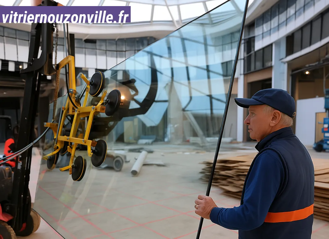 Remplacement de vitrine magasin Nouzonville